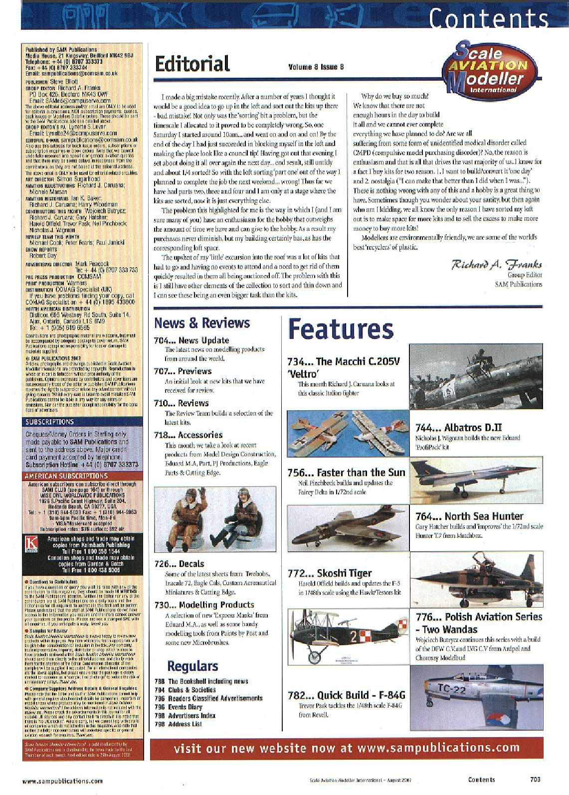 Scale Aviation Modeller International 2002-08